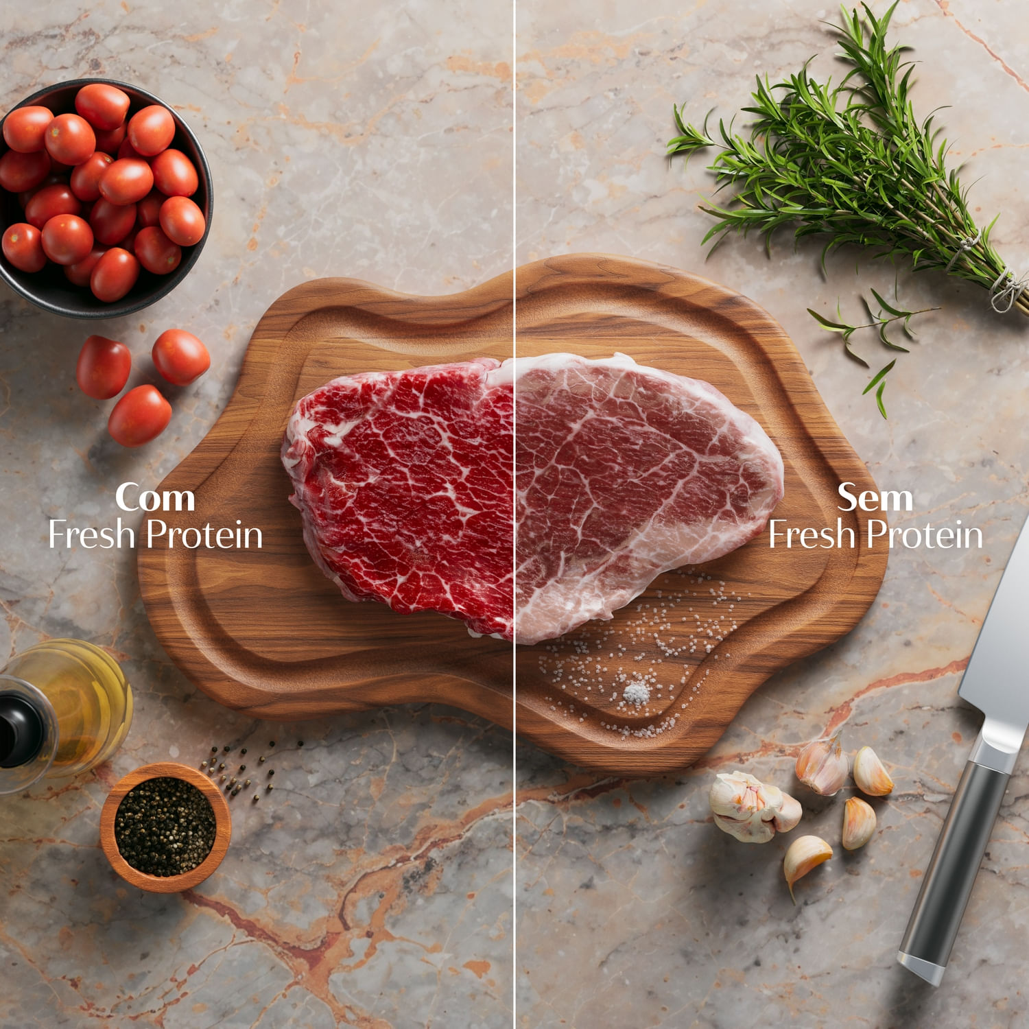 Imagem Fresh Protein com IA