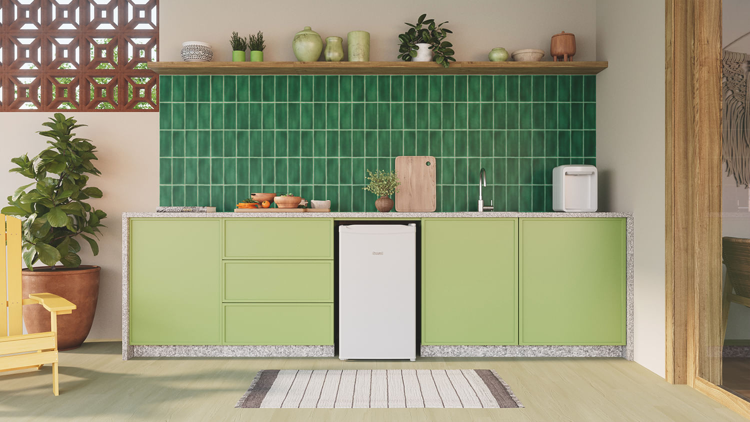 117 litros: compacto e espaçoso