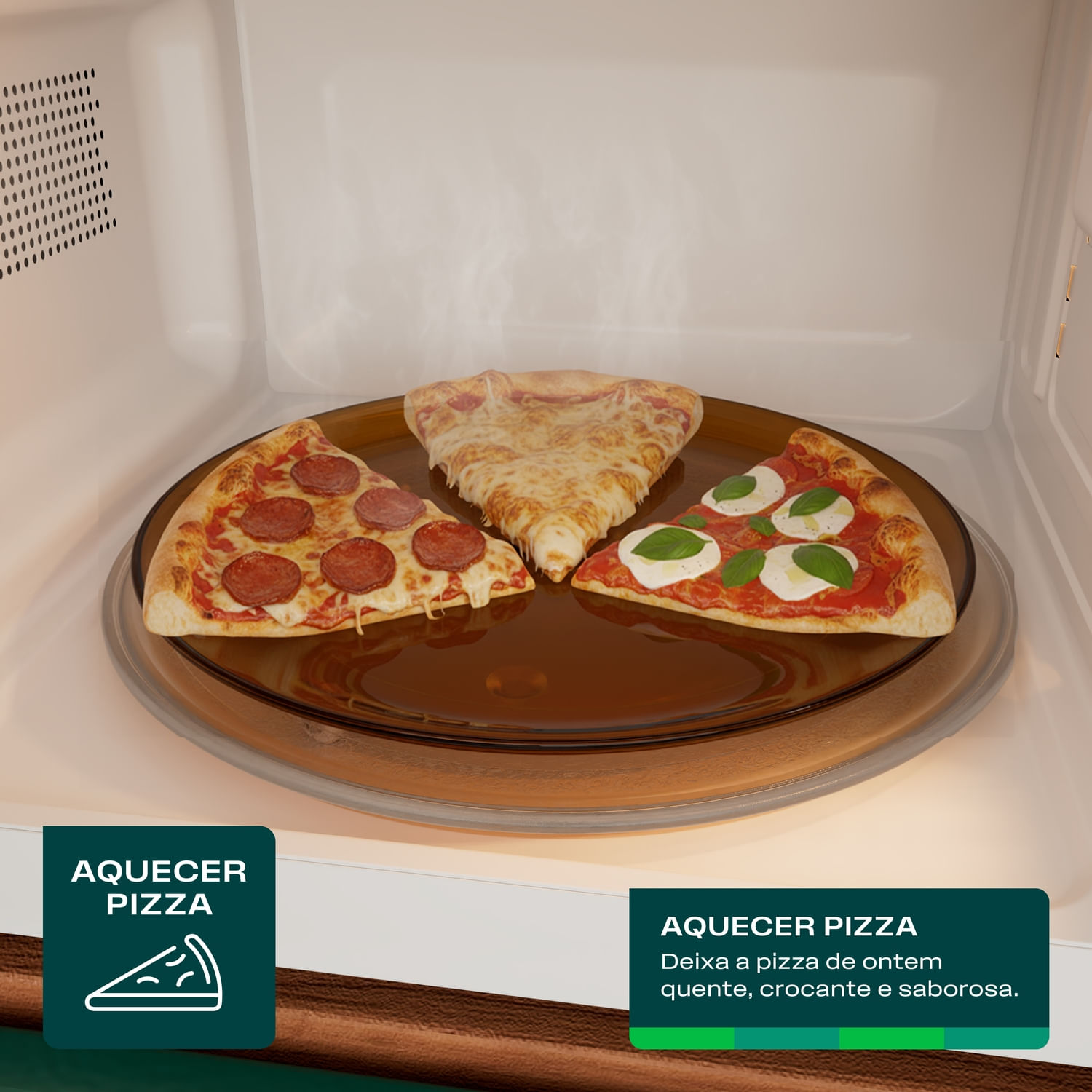 Imagem Aquecer Pizza
